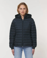 Custom promotional recycled polyester women's quilted jacket - 2