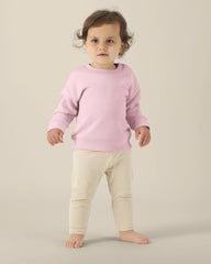 Custom organic cotton baby sweatshirt Stanley/Stella - Cotton Pink