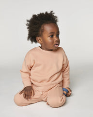 Custom organic cotton baby sweatshirt Stanley/Stella - Fraiche Peche