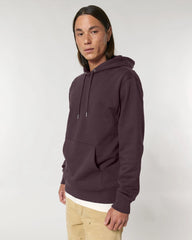 Custom organic cotton hoodie sweatshirt Stanley/Stella - Red Brown