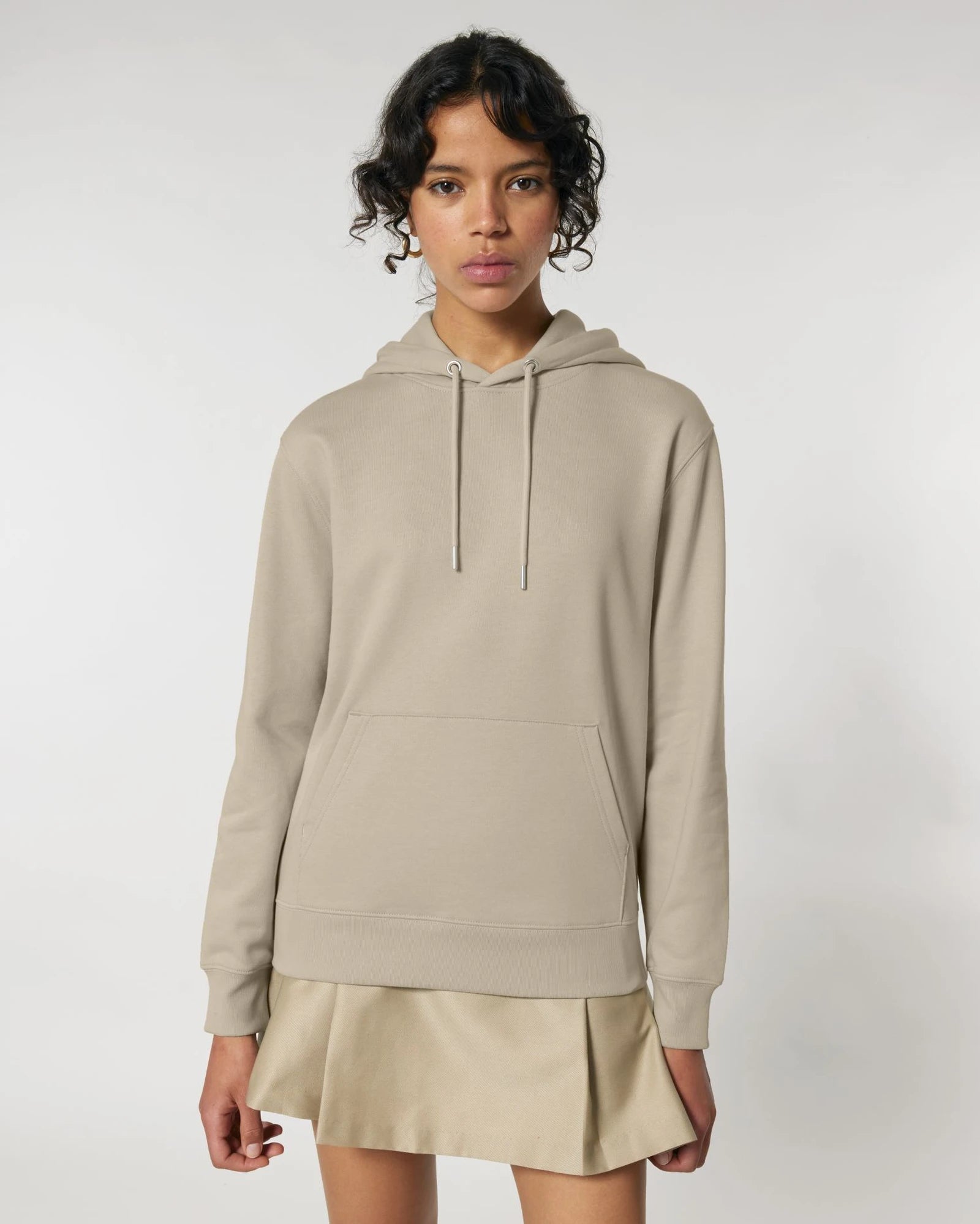 Custom organic cotton hoodie sweatshirt Stanley/Stella - Desert Dust