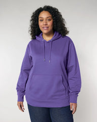 Custom organic cotton hoodie sweatshirt Stanley/Stella - Purple Love