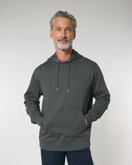 Custom organic cotton hoodie sweatshirt Stanley/Stella - Anthracite