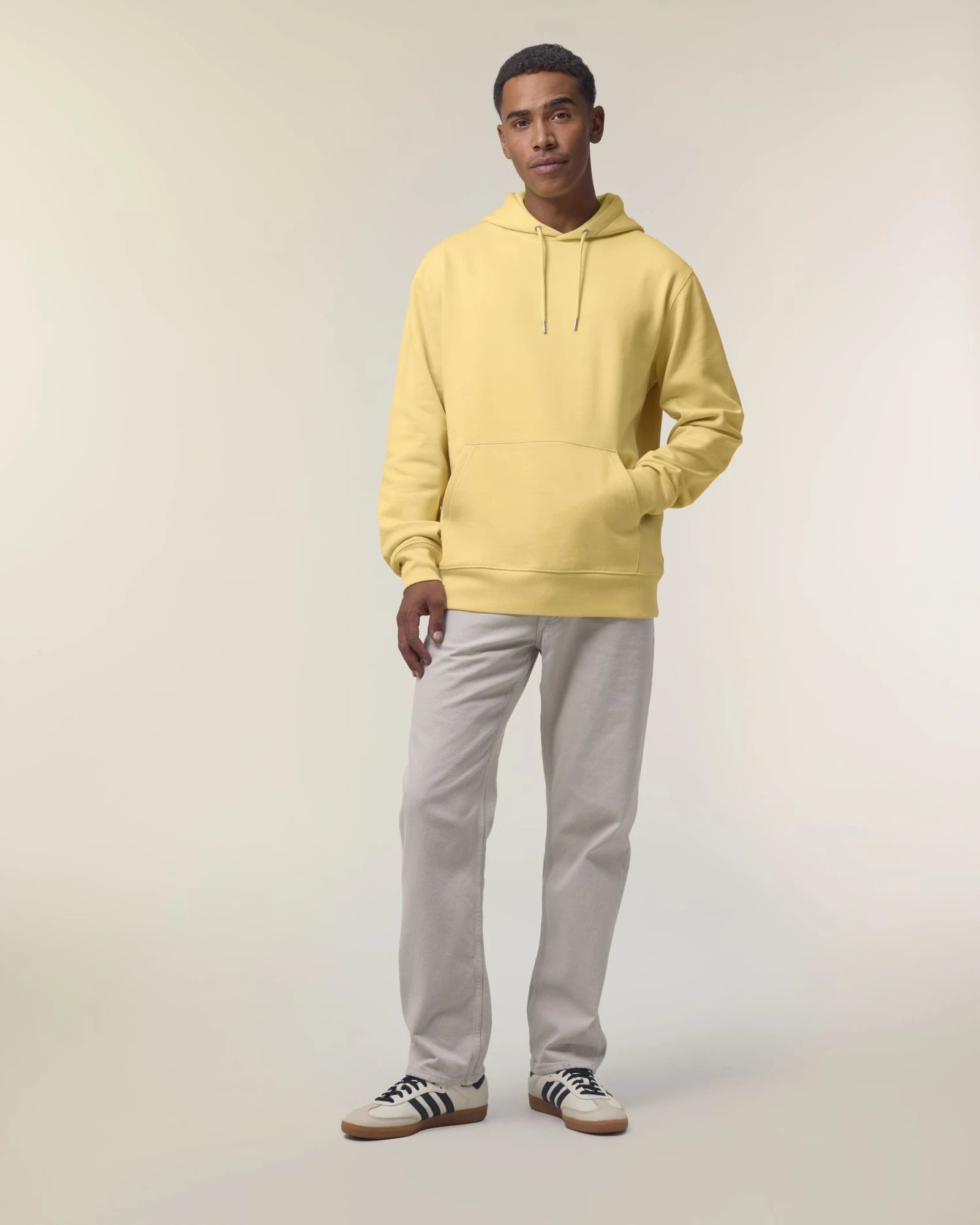 Custom organic cotton hoodie sweatshirt Stanley/Stella - Viva Yellow