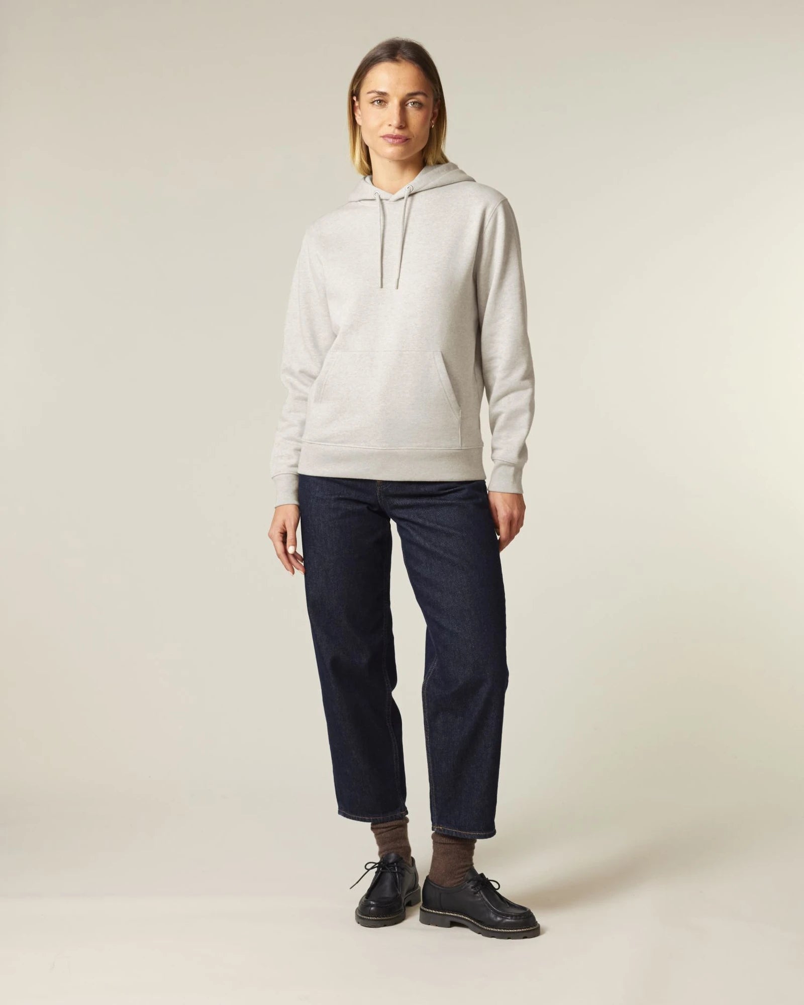 Custom organic cotton hoodie sweatshirt Stanley/Stella - Heather Haze
