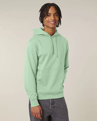 Custom organic cotton hoodie sweatshirt Stanley/Stella - Misty Jade
