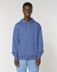 Custom organic cotton hoodie sweatshirt Stanley/Stella - Bright Blue