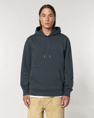 Custom organic cotton hoodie sweatshirt Stanley/Stella - India Ink Grey