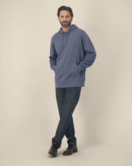 Custom organic cotton hoodie sweatshirt Stanley/Stella - Blue Grey