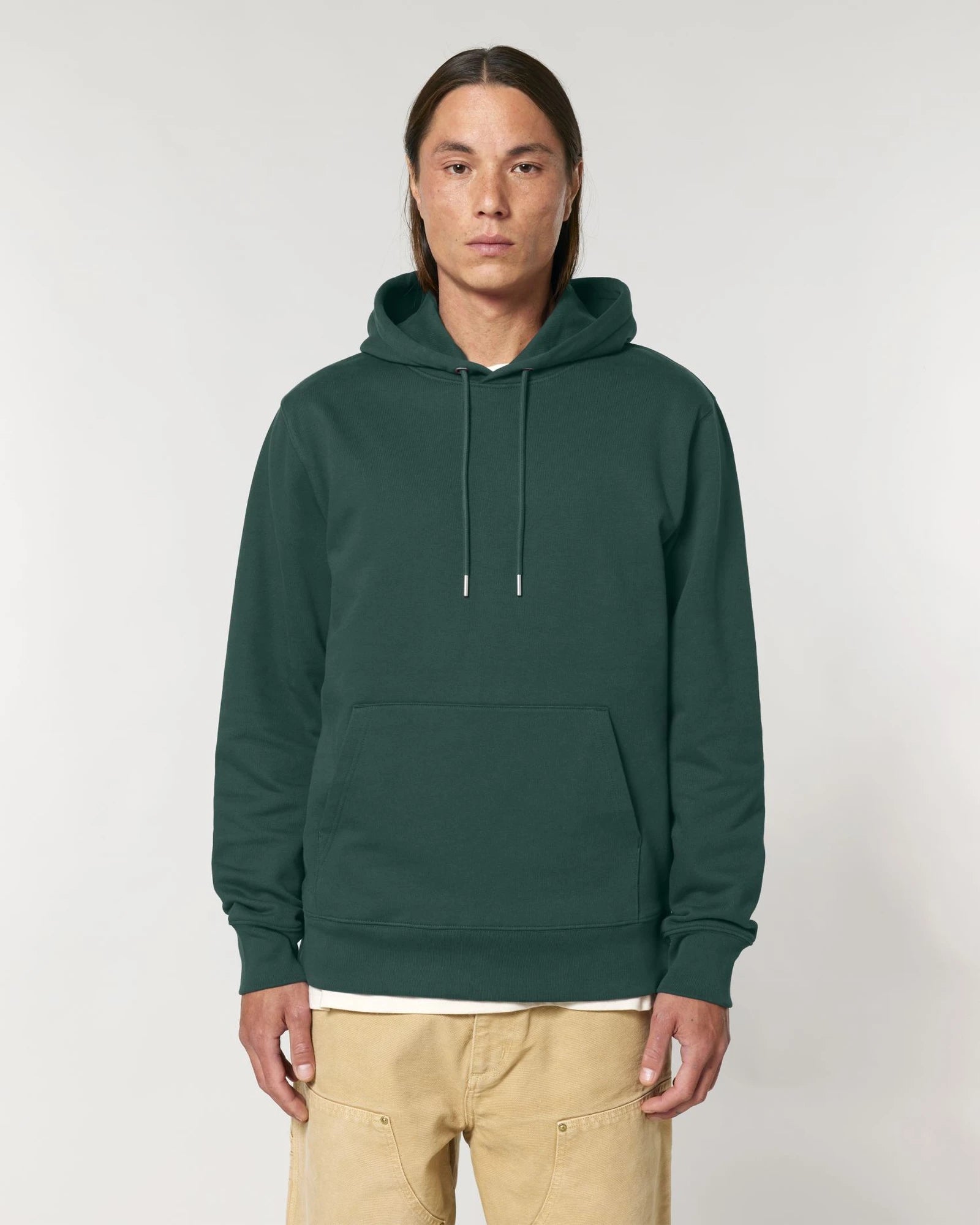 Custom organic cotton hoodie sweatshirt Stanley/Stella - Glazed Green