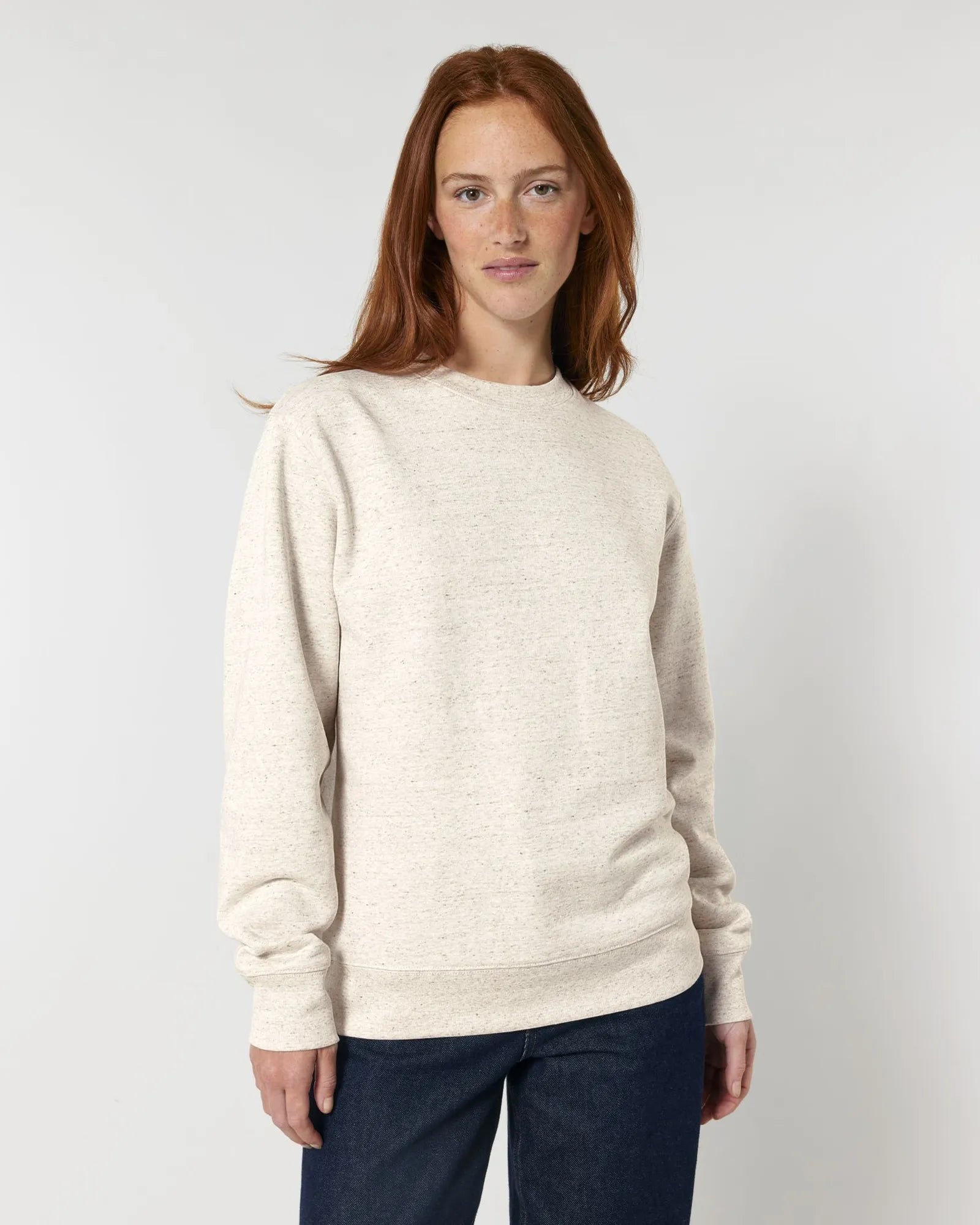 Custom organic cotton sweatshirt Stanley/Stella Changer 2.0 - Eco Heather