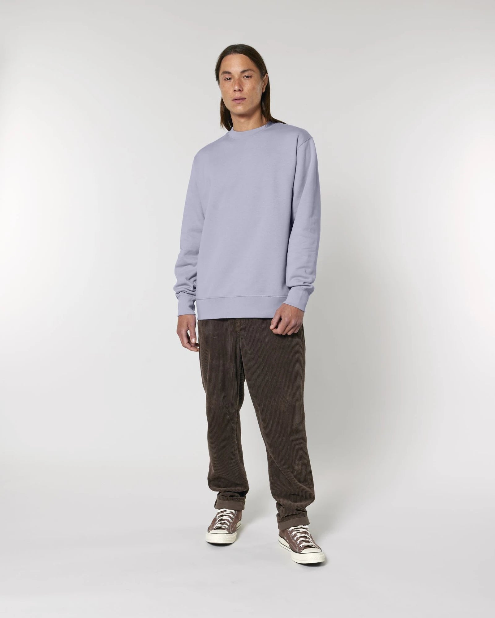 Custom organic cotton sweatshirt Stanley/Stella Changer 2.0 - Lavender