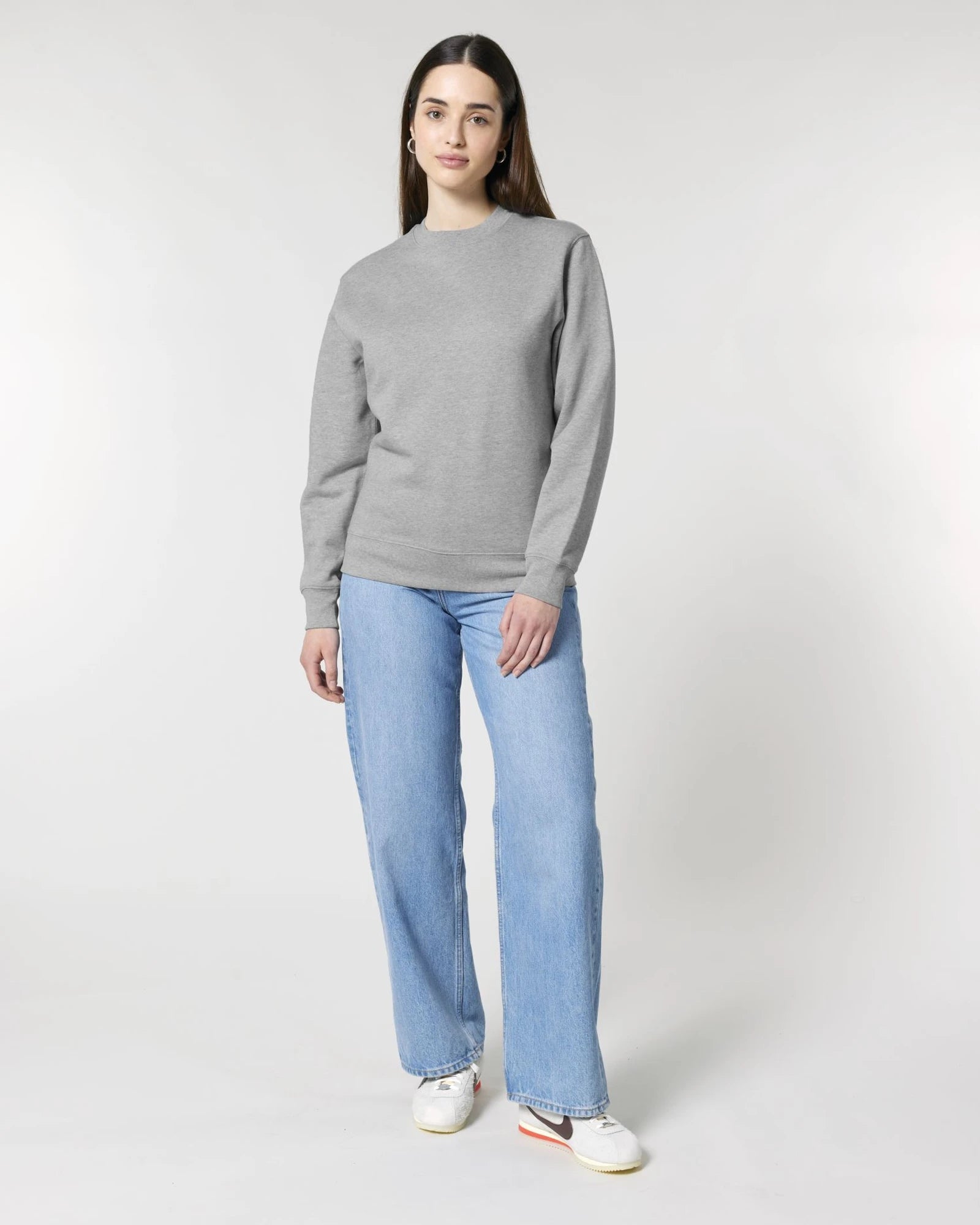 Custom organic cotton sweatshirt Stanley/Stella Changer 2.0 - Heather Grey