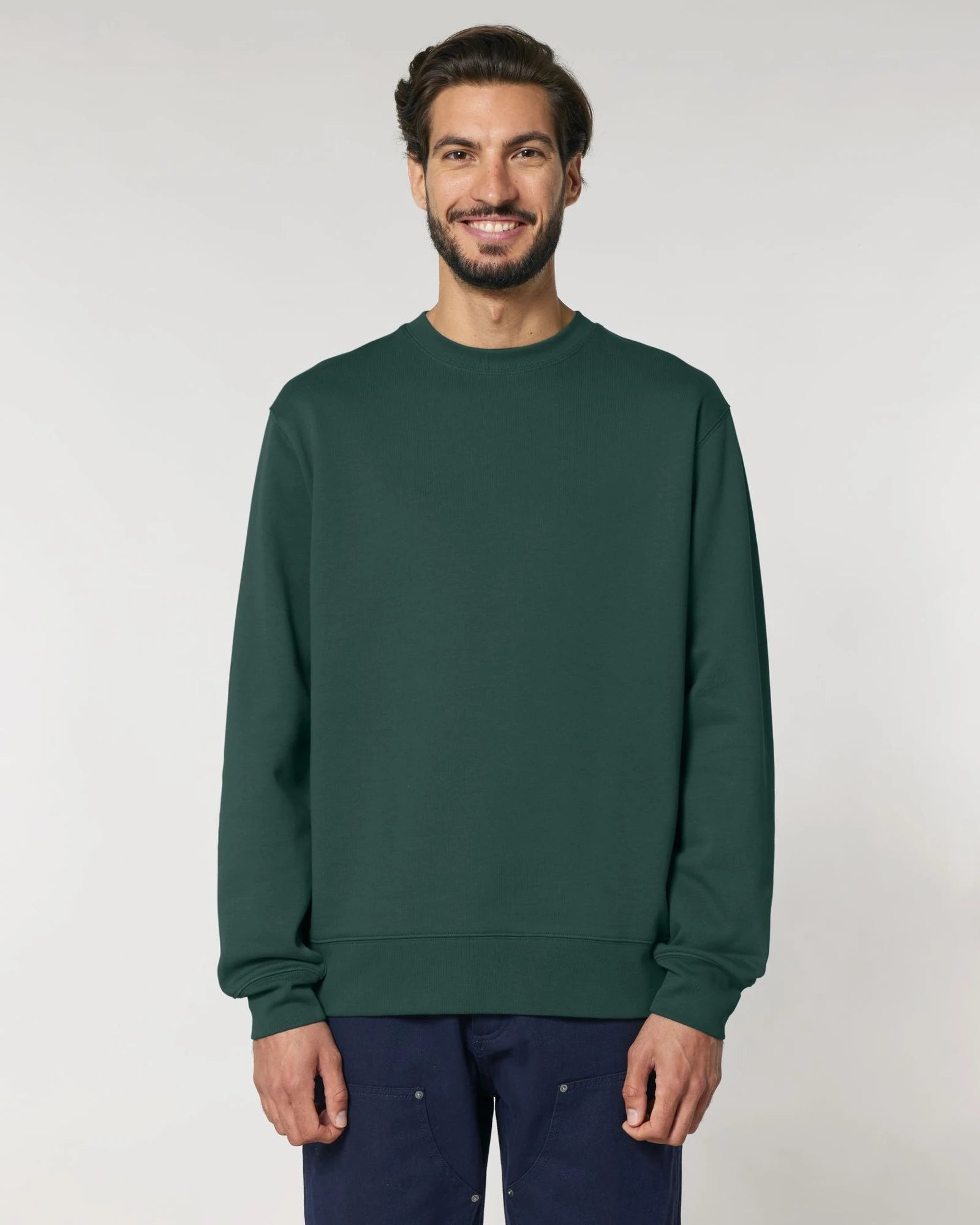 Custom organic cotton sweatshirt Stanley/Stella Changer 2.0 - Glazed Green