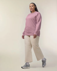 Custom organic cotton sweatshirt Stanley/Stella Changer 2.0 - Lilac Dream