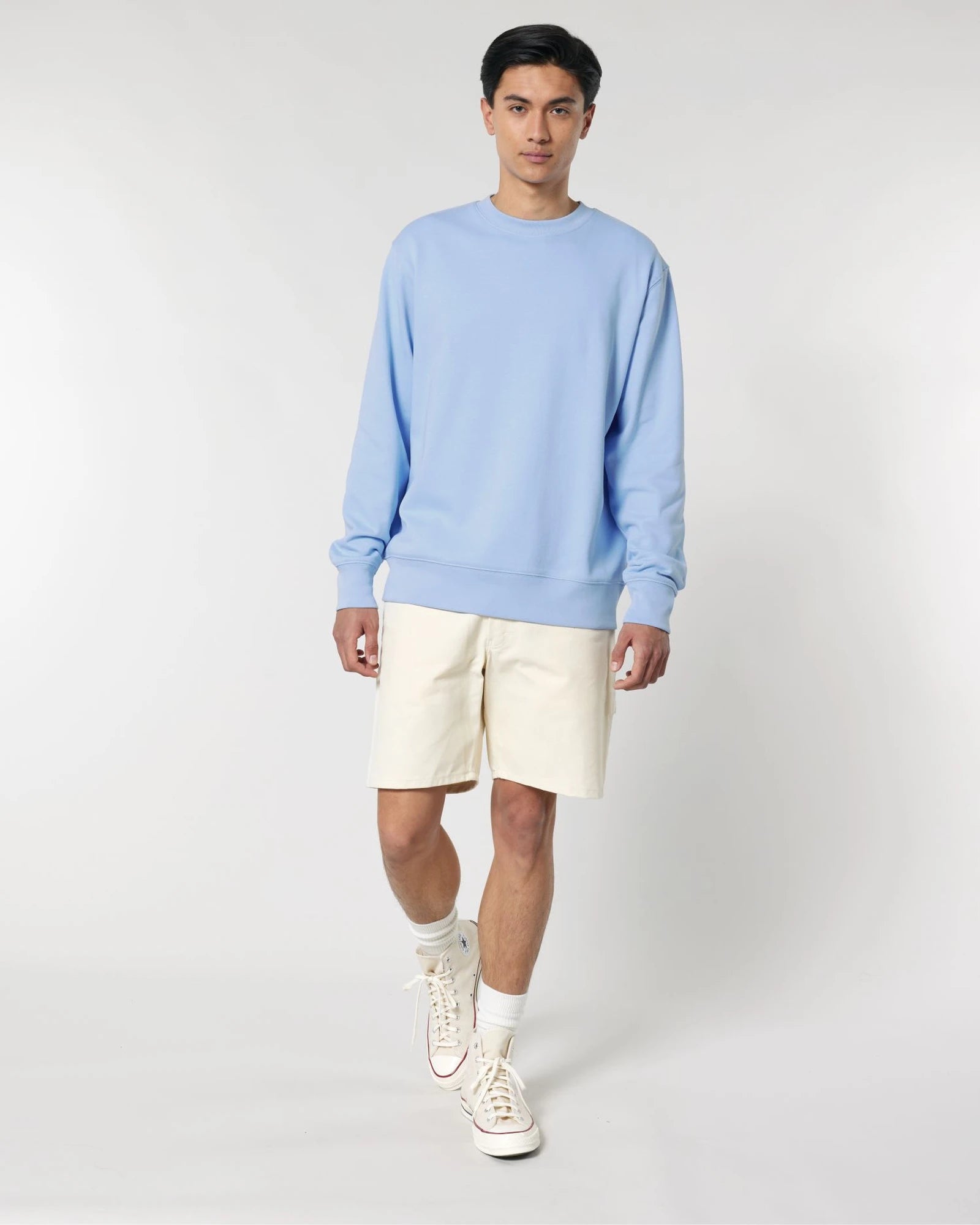 Custom organic cotton sweatshirt Stanley/Stella Changer 2.0 - Blue Soul