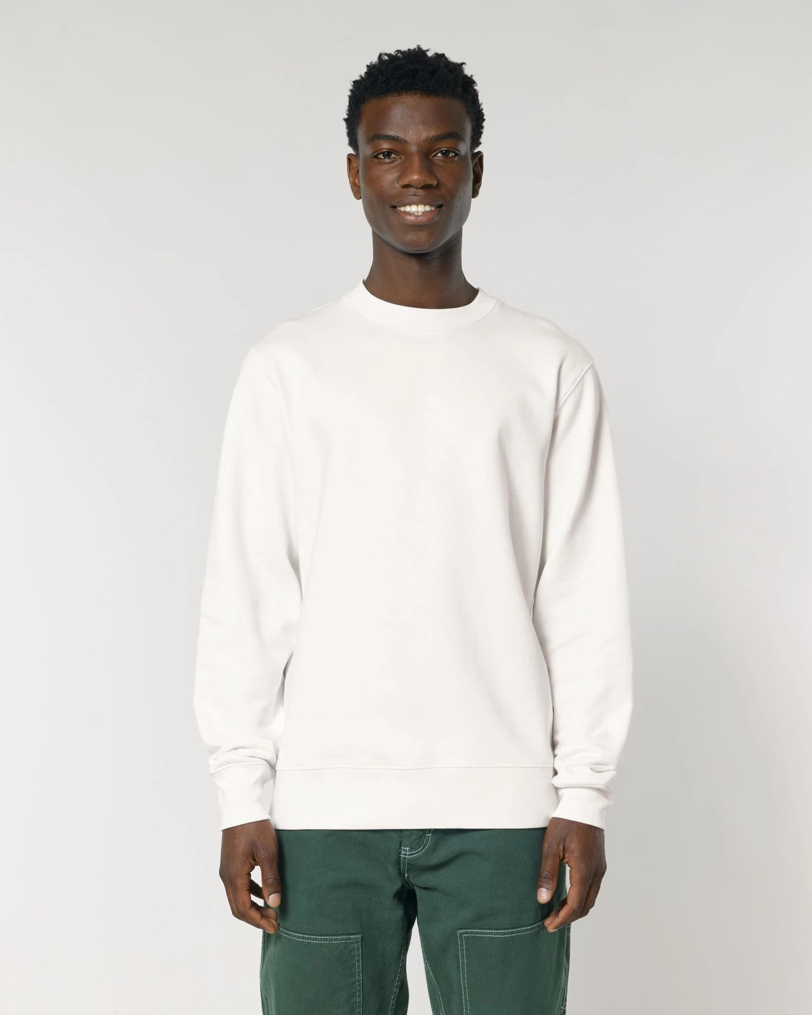 Custom organic cotton sweatshirt Stanley/Stella Changer 2.0 - Off White