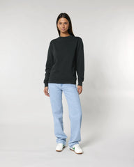Custom organic cotton sweatshirt Stanley/Stella Changer 2.0 - Black