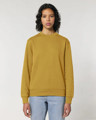 Custom organic cotton sweatshirt Stanley/Stella Changer 2.0 - Ochre