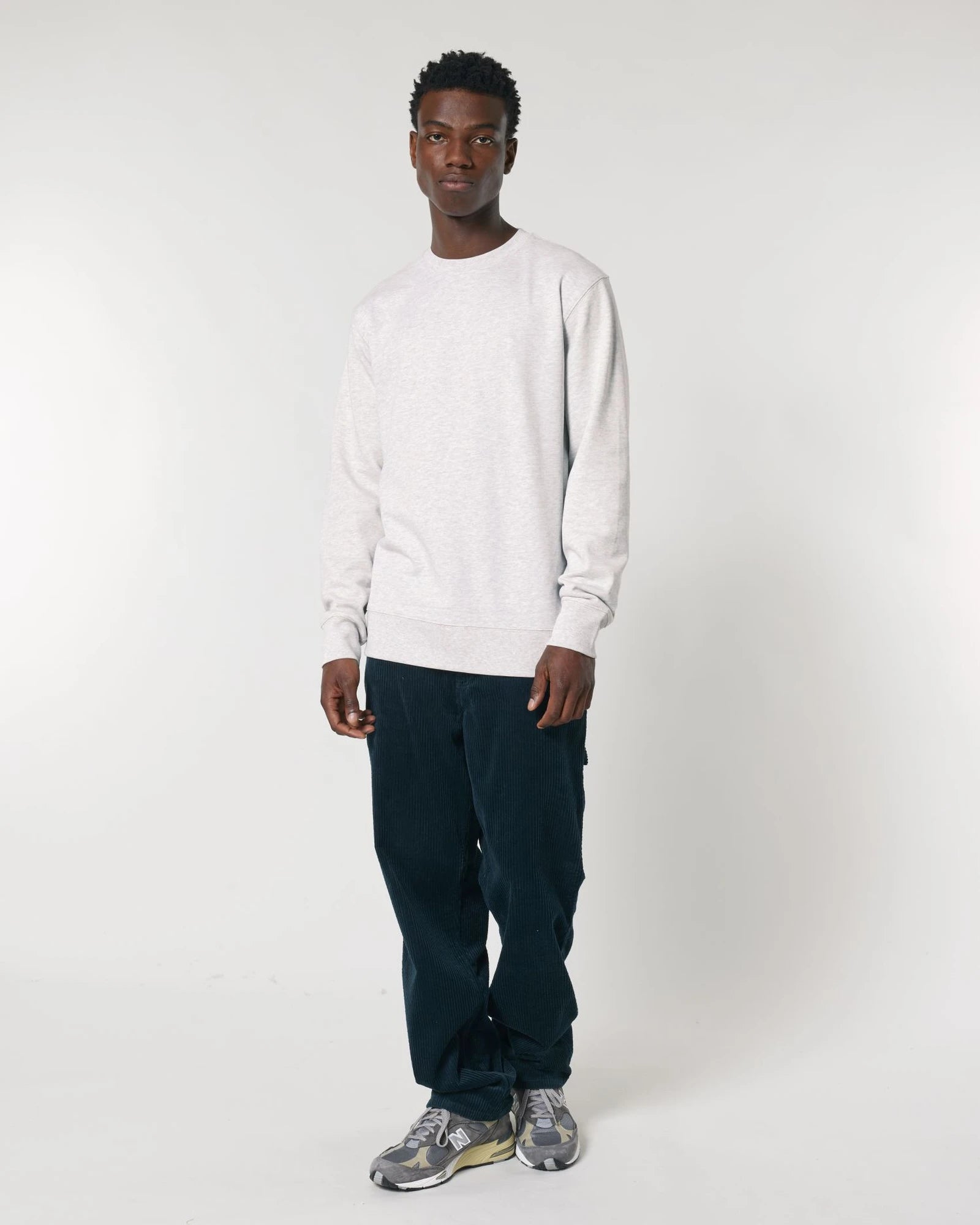 Custom organic cotton sweatshirt Stanley/Stella Changer 2.0 - Cool Heather Grey
