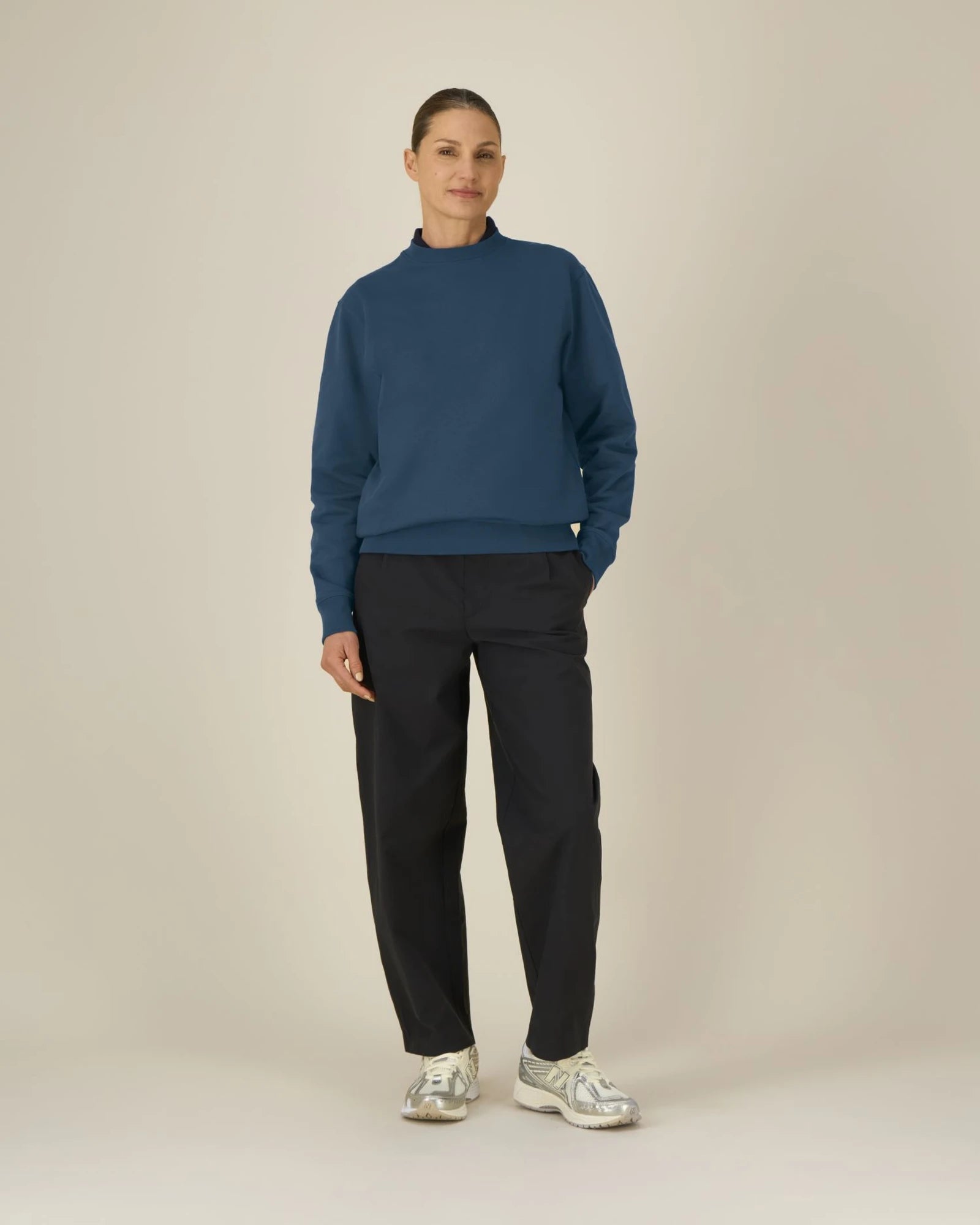 Custom organic cotton sweatshirt Stanley/Stella Changer 2.0 - Deep Teal