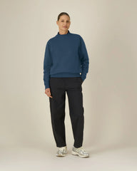 Custom organic cotton sweatshirt Stanley/Stella Changer 2.0 - Deep Teal