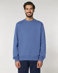 Custom organic cotton sweatshirt Stanley/Stella Changer 2.0 - Bright Blue