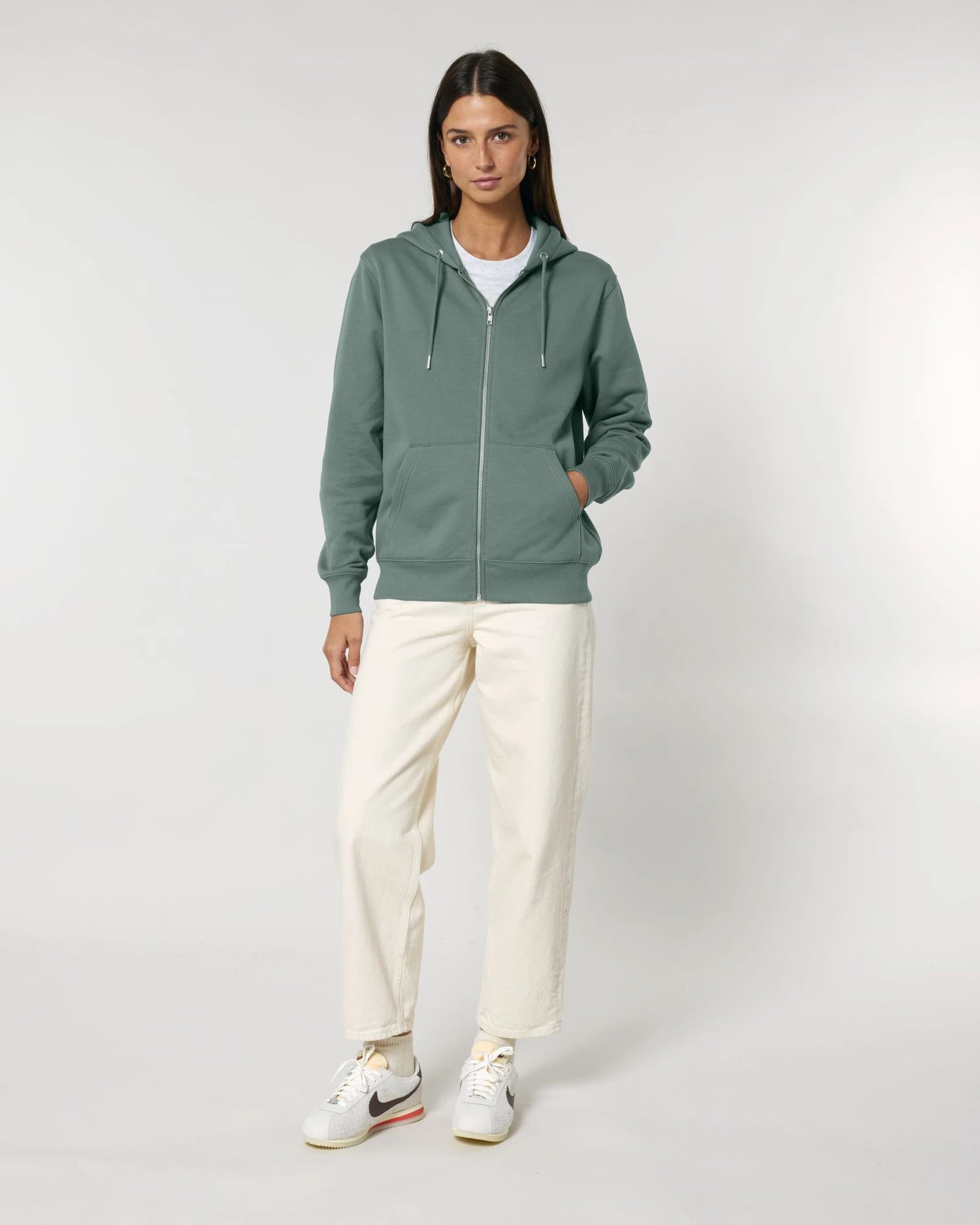 Custom organic cotton zip hoodie Stanley/Stella Cultivator - Green Bay