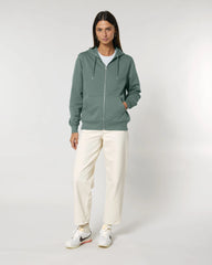 Custom organic cotton zip hoodie Stanley/Stella Cultivator - Green Bay