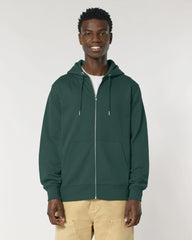 Custom organic cotton zip hoodie Stanley/Stella Cultivator - Glazed Green