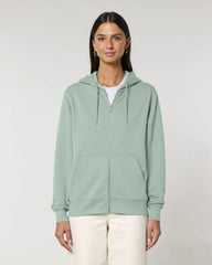 Custom organic cotton zip hoodie Stanley/Stella Cultivator - Aloe