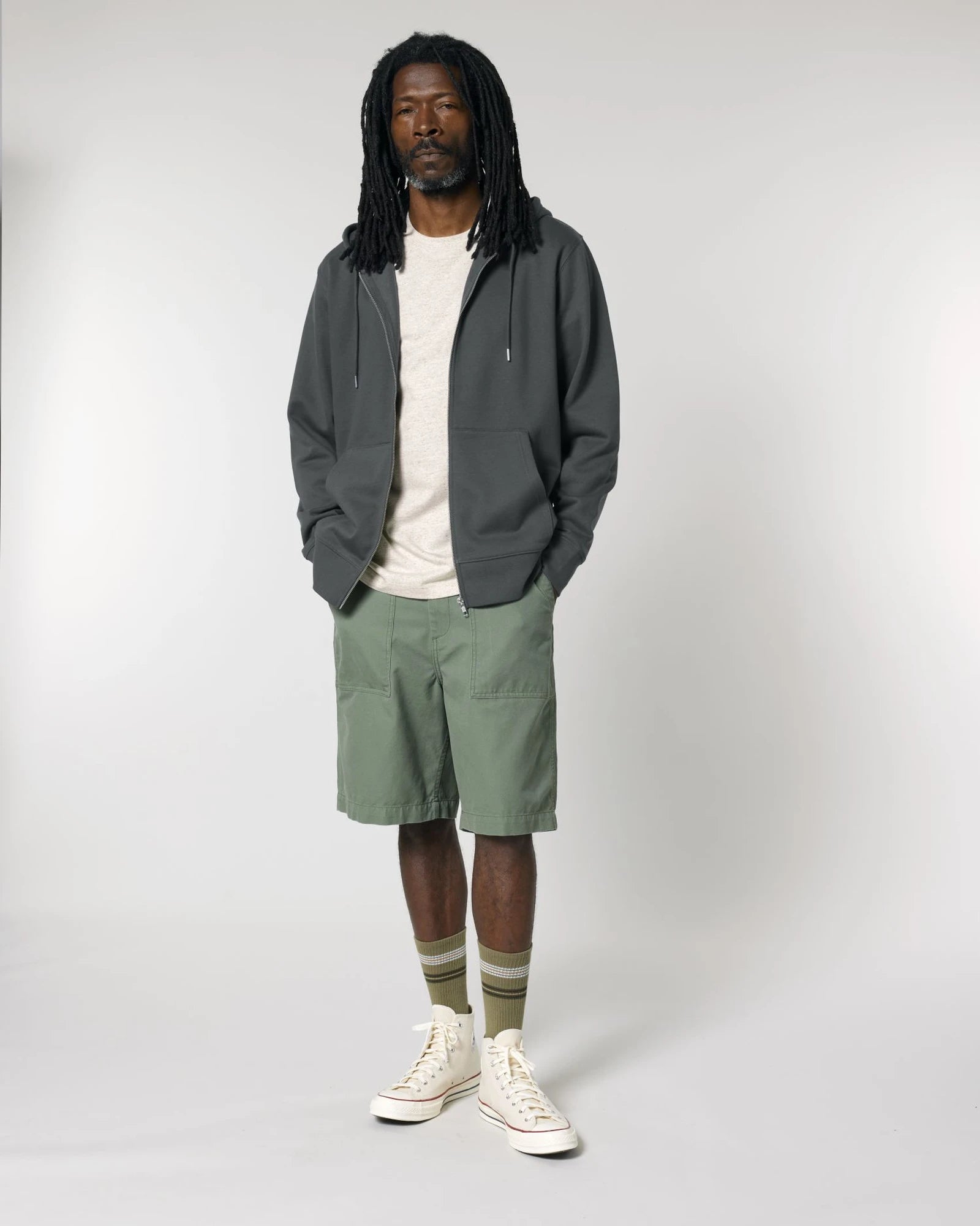 Custom organic cotton zip hoodie Stanley/Stella Cultivator - 50