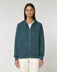 Custom organic cotton zip hoodie Stanley/Stella Cultivator - Stargazer
