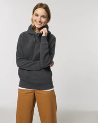 Custom organic cotton hoodie sweatshirt Stanley/Stella Sider - Dark Heather Grey