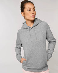 Custom organic cotton hoodie sweatshirt Stanley/Stella Sider - Heather Grey