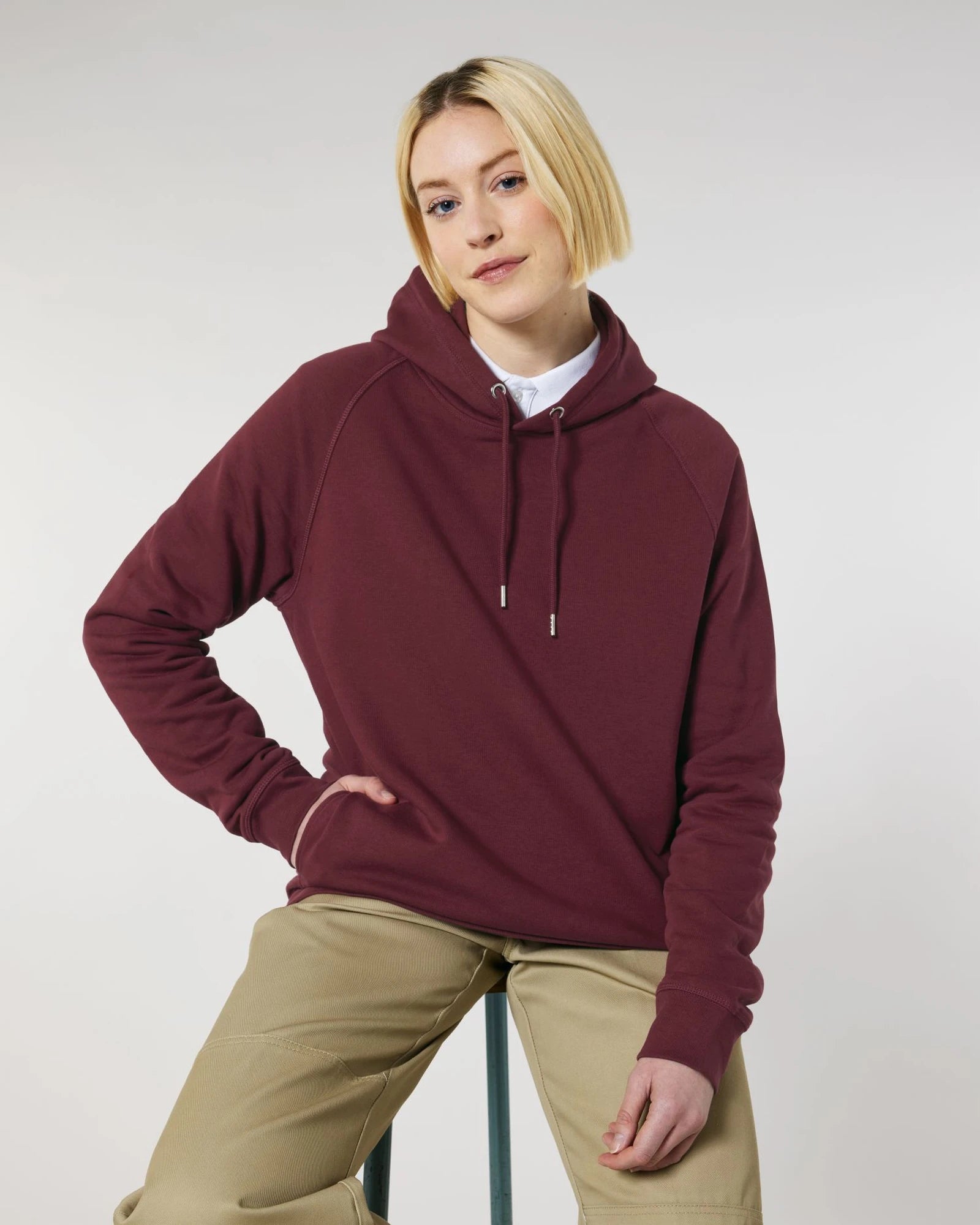 Custom organic cotton hoodie sweatshirt Stanley/Stella Sider - 22