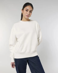 Custom organic cotton sweatshirt Stanley/Stella Radder - Off White