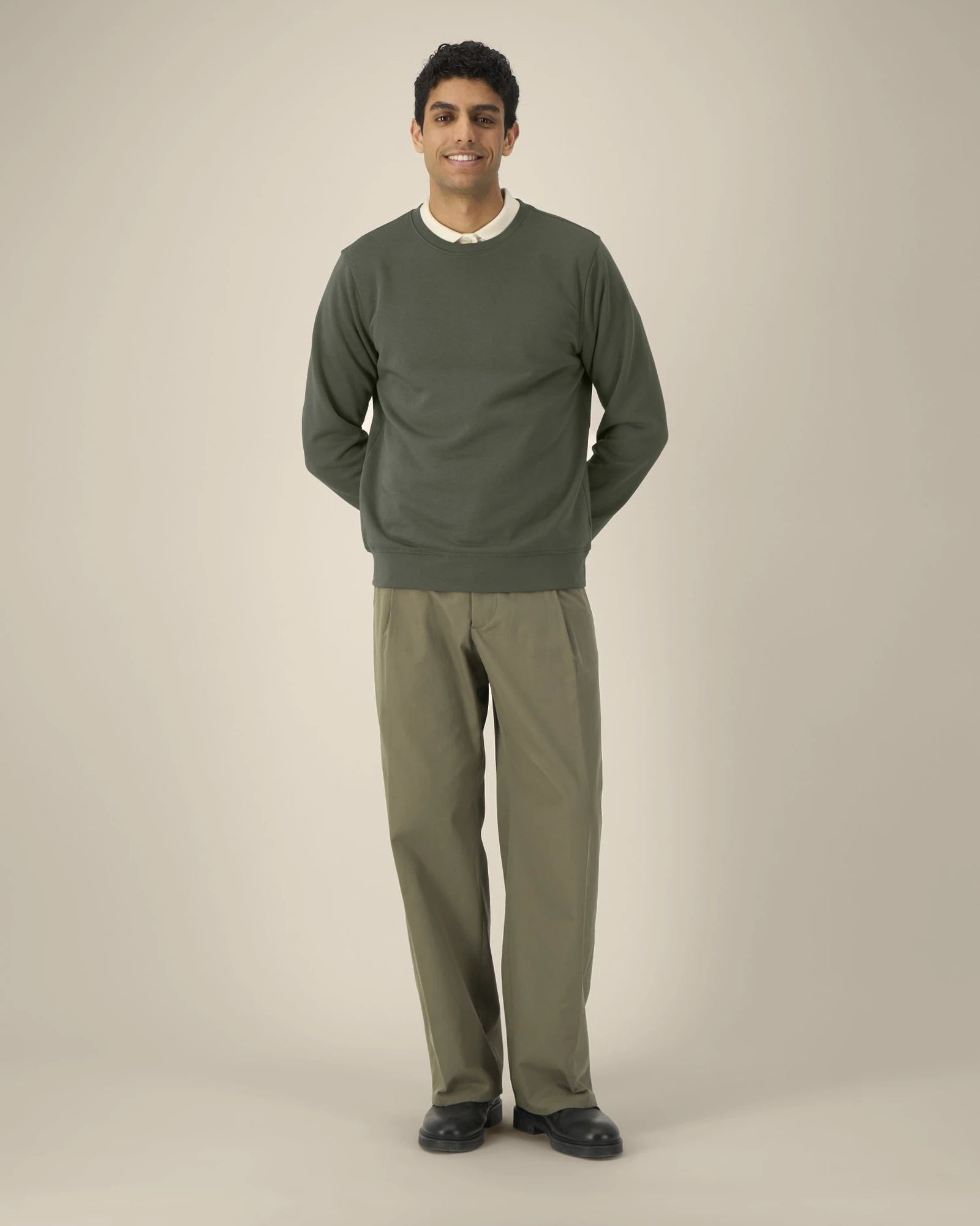 Custom organic cotton sweatshirt Stanley/Stella Roller - Khaki
