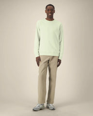 Custom organic cotton sweatshirt Stanley/Stella Roller - Stem Green