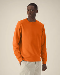 Custom organic cotton sweatshirt Stanley/Stella Roller - Bright Orange