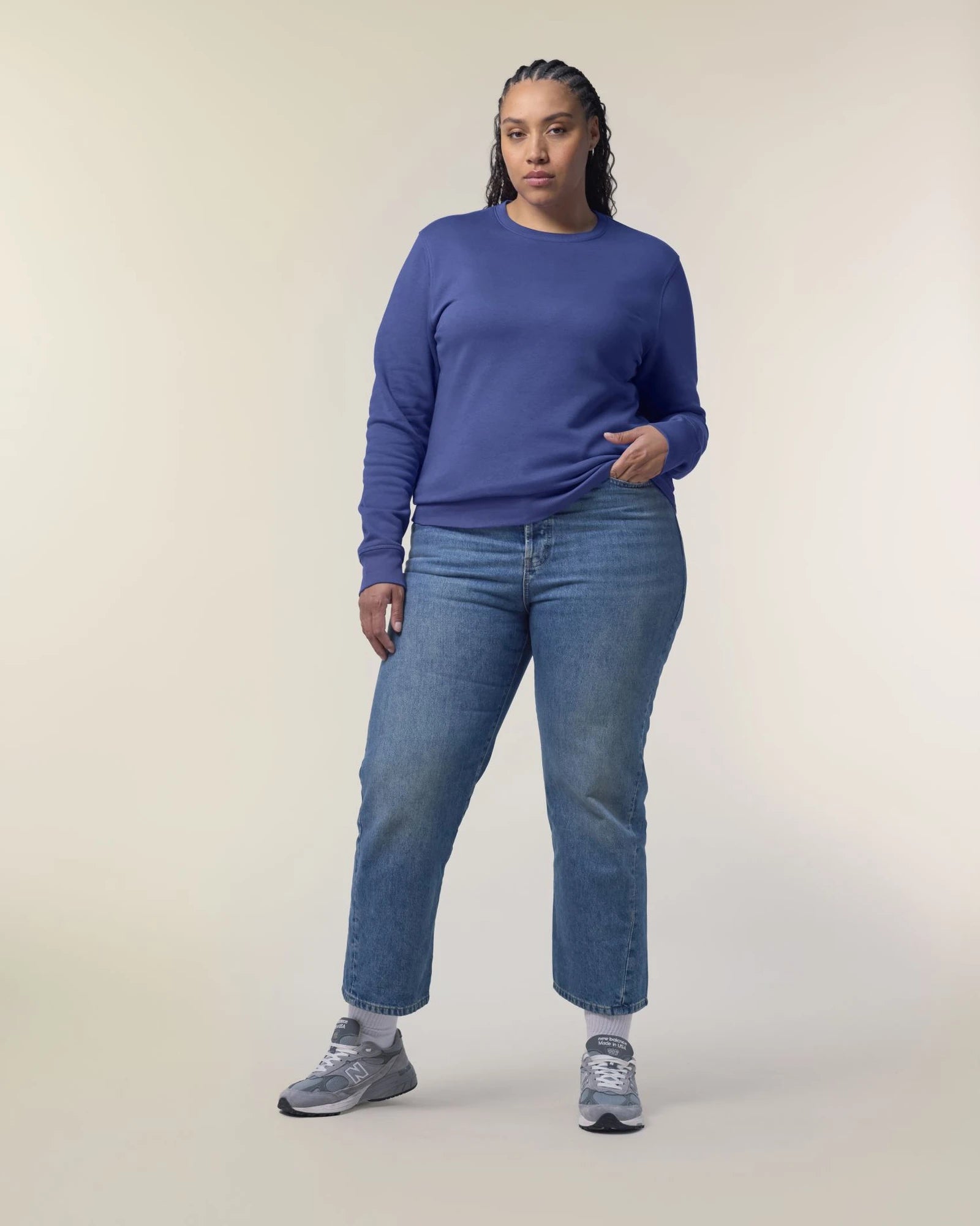 Custom organic cotton sweatshirt Stanley/Stella Roller - 86