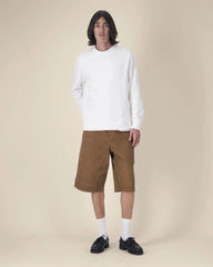 Custom organic cotton sweatshirt Stanley/Stella Roller - White