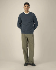 Custom organic cotton sweatshirt Stanley/Stella Roller - India Ink Grey