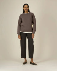 Custom organic cotton sweatshirt Stanley/Stella Roller - Mocha