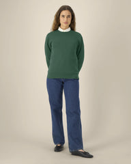 Custom organic cotton sweatshirt Stanley/Stella Roller - Bottle Green