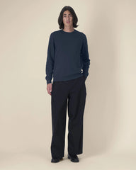 Custom organic cotton sweatshirt Stanley/Stella Roller - French Navy