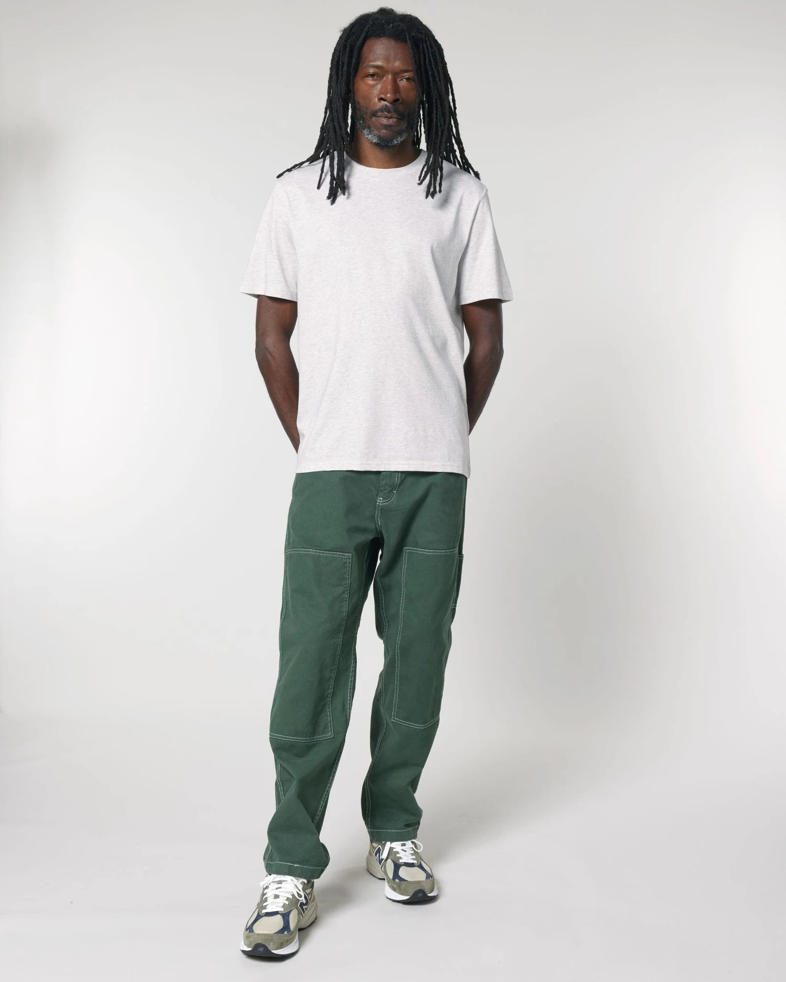 Custom organic cotton T-shirt Stanley/Stella Creator 2.0 - Cool Heather Grey
