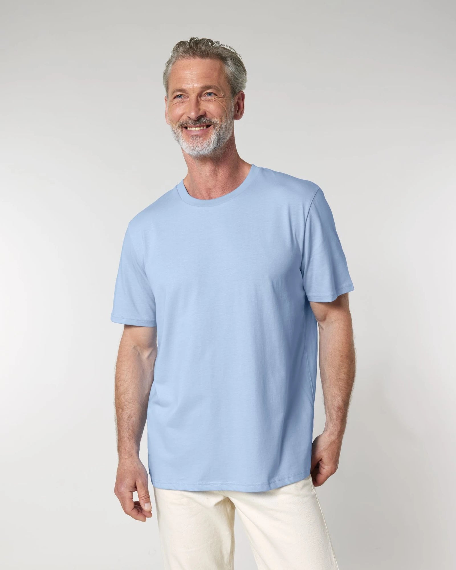 Custom organic cotton T-shirt Stanley/Stella Creator 2.0 - Blue Soul