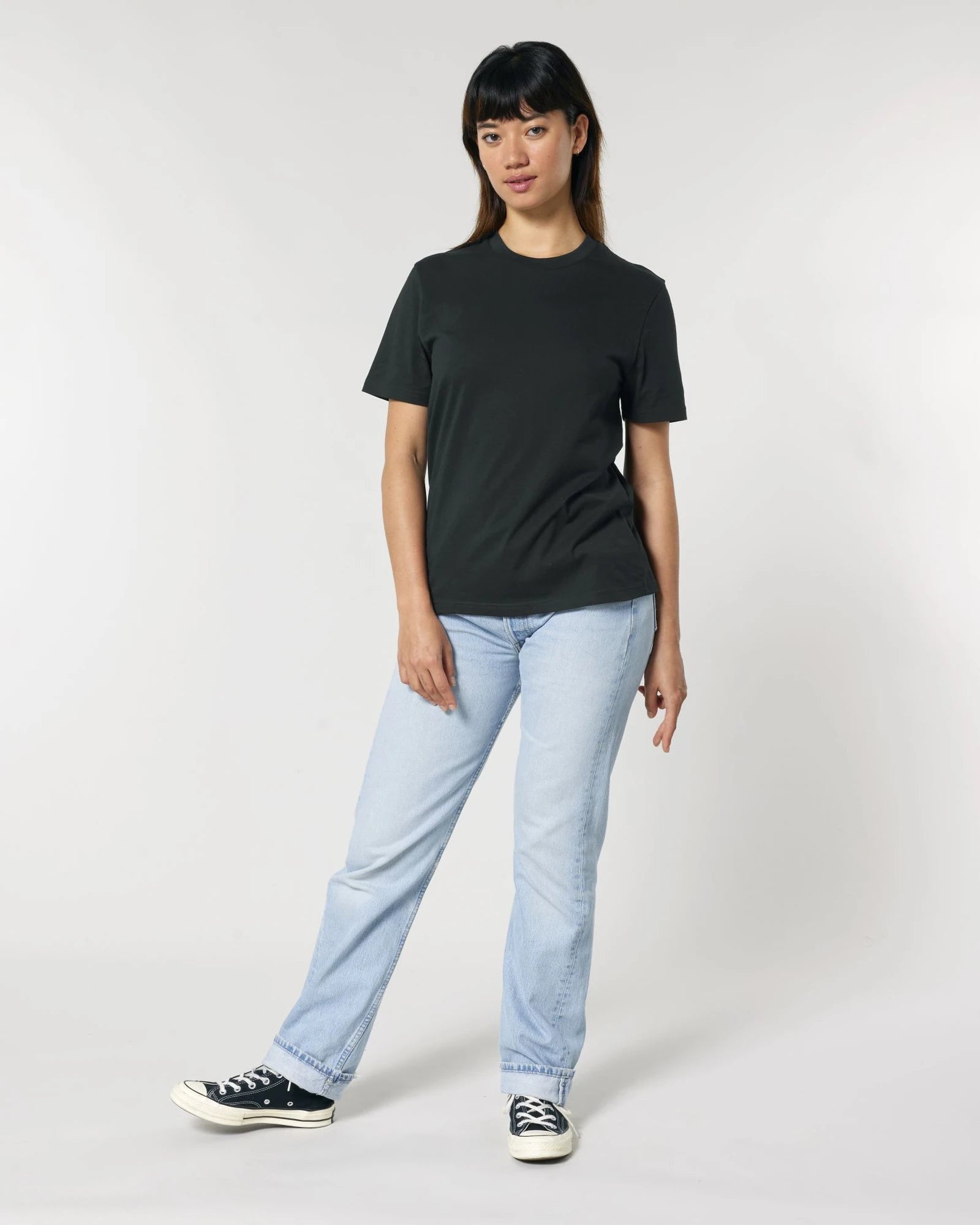 Custom organic cotton T-shirt Stanley/Stella Creator 2.0 - Black