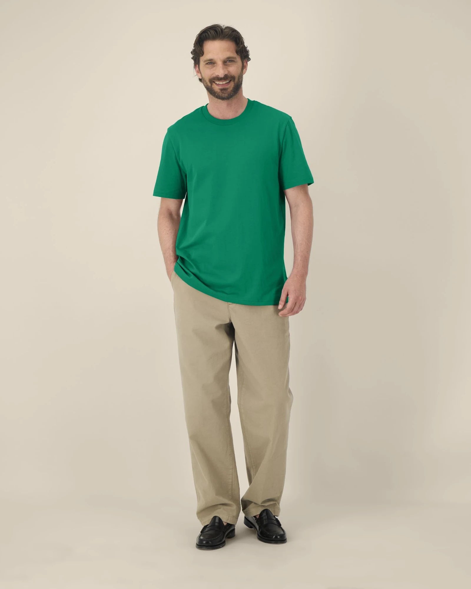 Custom organic cotton T-shirt Stanley/Stella Creator 2.0 - Verdant Green